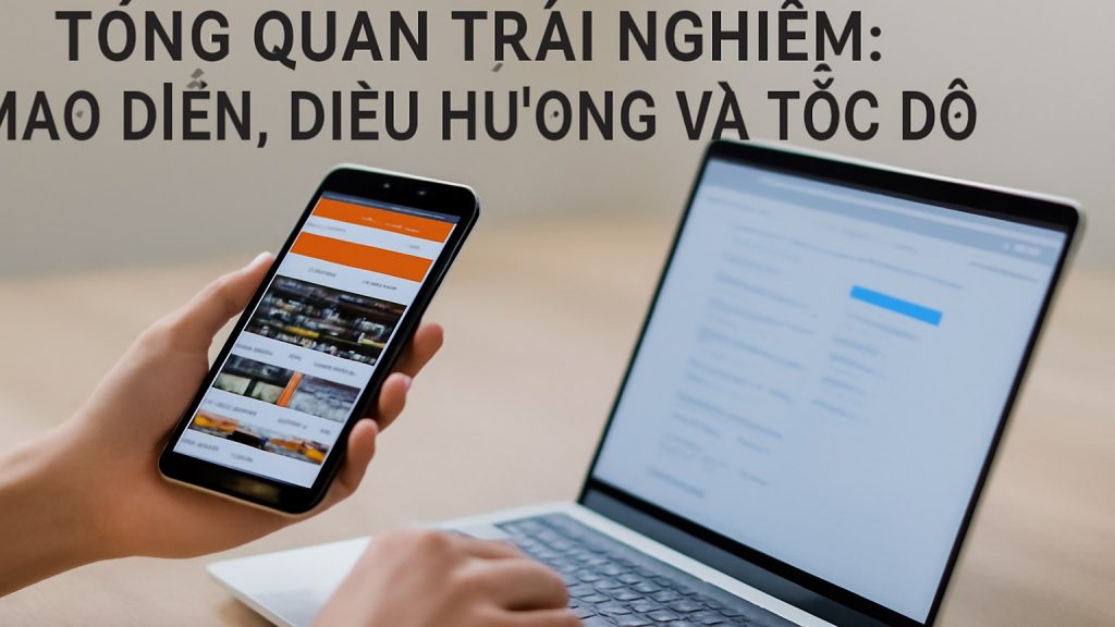 Tổng quan trải nghiệm: giao diện, điều hướng và tốc độ Minh họa: Tổng quan trải nghiệm: giao diện, điều hướng và tốc độ